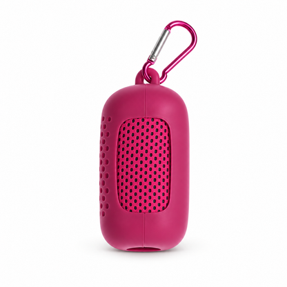 STRIVEX Quick-Cooling Sports Towel Rose Red storage case